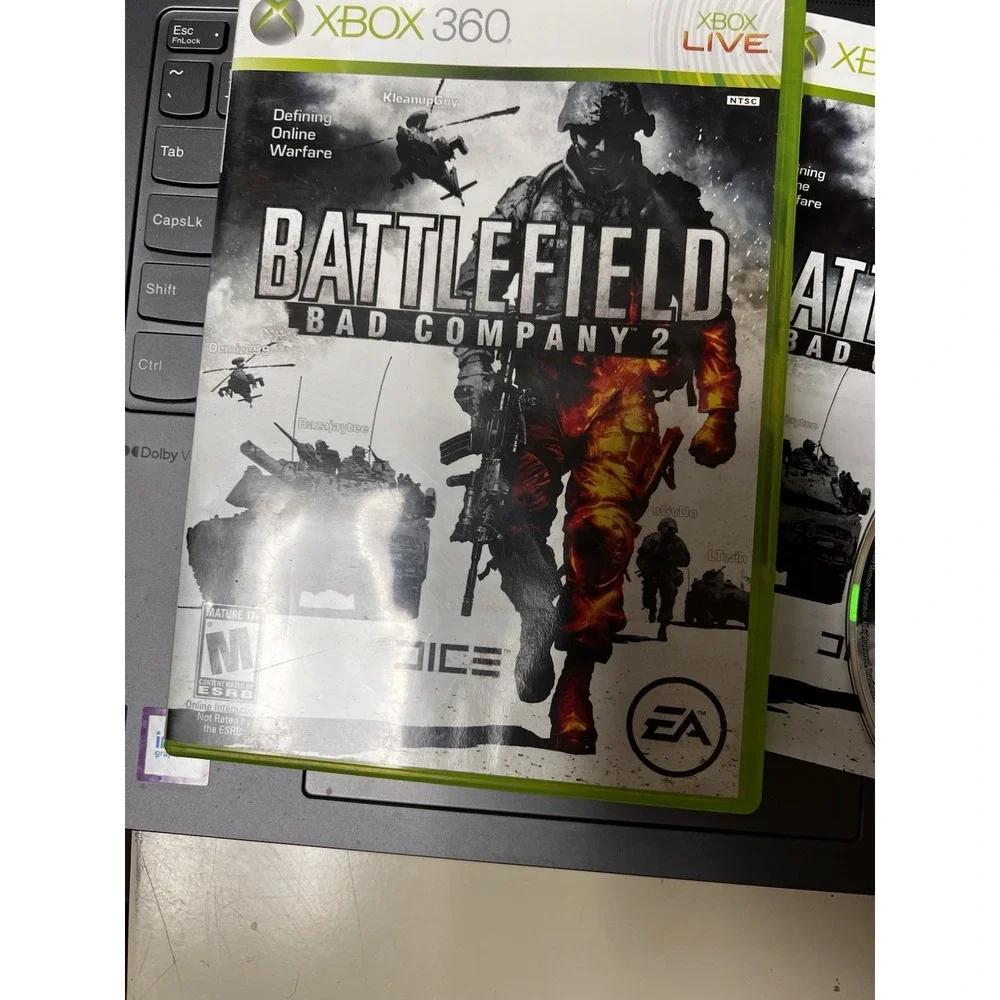 Battlefield Bad Company 2 Microsoft Xbox 360 EA DICE Shooter‎ Video Game